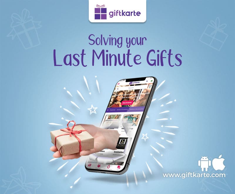 GiftKarte- Solving your last minute gifts!